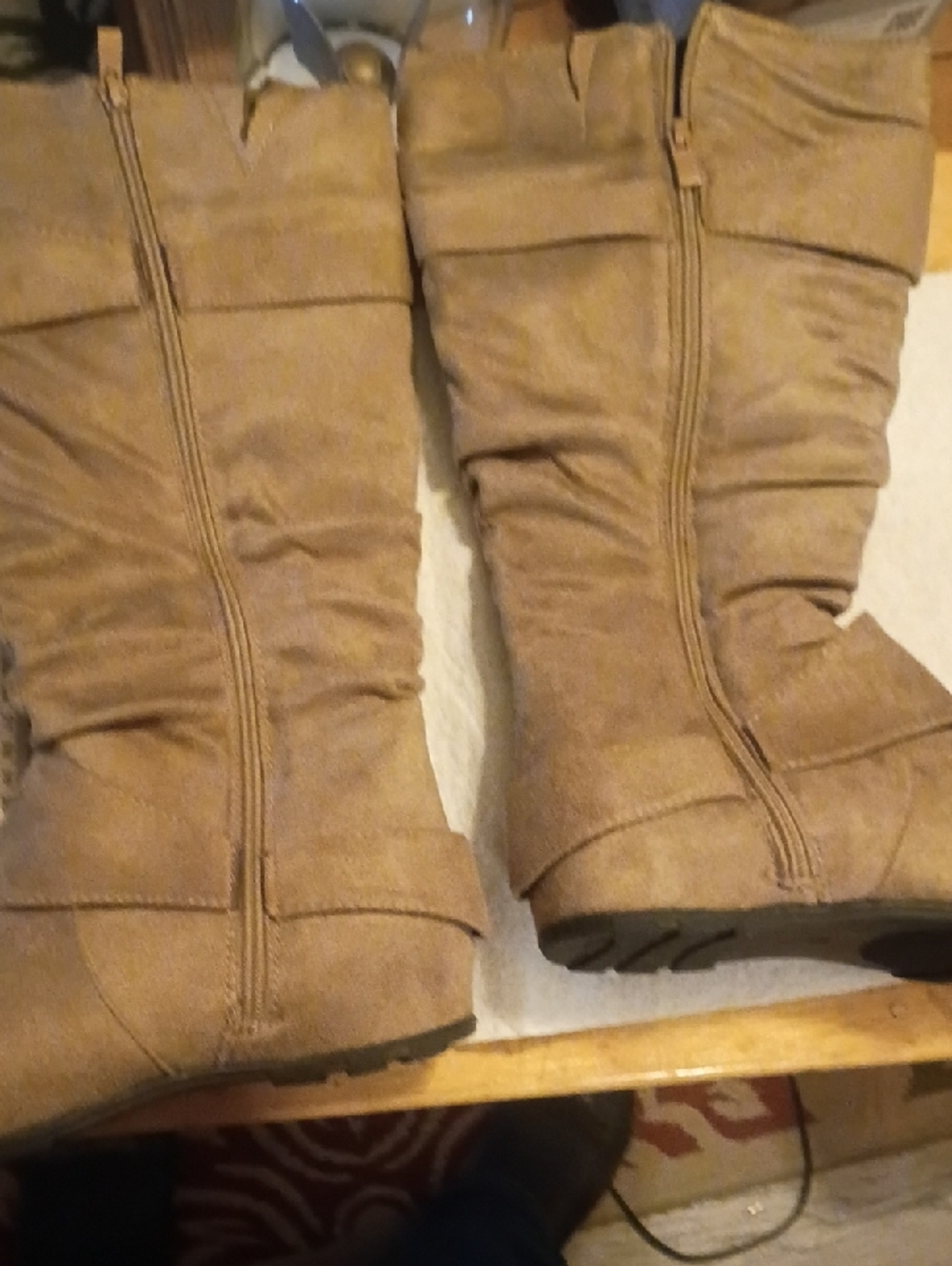 Wanted Brown/Tan Boot Sole with Size Marking
